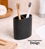Black Plastic Diamond Cut 250 Ml Soap Dispenser