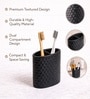 Black Plastic Diamond Cut 250 Ml Soap Dispenser