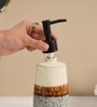 Multicolor Ceramic Oblong Wave Soap Dispenser