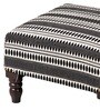 Bohemian Fabric Seating Stools in Black & White Color