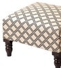 Quad Fabric Seating Stools in Cream Color