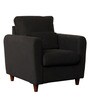 Sofia 1 Seater Sofa in Charcoal Grey Colour