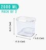 SoFresh Rectangular Containers 2000ML (2pcs Set)