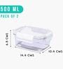 SoFresh Rectangular Containers 500ML (2pcs Set)