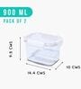 SoFresh Rectangular Containers 900ML (2pcs Set)