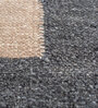 Gravel Gray Abstract Wool & Viscose 8X5 Feet Handmade Carpet