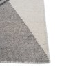 Charcoal Slate Abstract Wool & Viscose 8X5 Feet Handmade Carpet