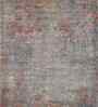 Multicolor Abstract Polyester 4X6 Feet Machine Made Carpet
