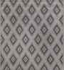 Grey And Blue Geometric Polyester 4X6 Feet Machine Made Carpet