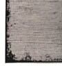 Grey And Black Abstract Polyester 6.5X9 Feet Machine Made Carpet
