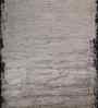 Grey And Black Abstract Polyester 6.5X9 Feet Machine Made Carpet