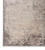 Beige And Brown Abstract Polyester 6.5X9 Feet Machine Made Carpet