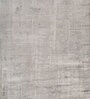 White And Grey Abstract Viscose 6.5X9 Feet Machine Made Carpet