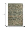 Soft Argyle Rug 5'6X7'6 ft| Treetop & Natural Carpet Dhurrie