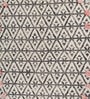 Soft Argyle Rug 5X8 ft| White & Ebony Carpet Dhurrie