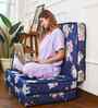 Soft Bounce Tri-Fold 4 Inch (75X30) In Blue Colour Single Folding Mattress