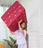 Soft Bounce Tri-Fold 4 Inch Foam (72x35) In Maroon Colour Single Folding Mattress