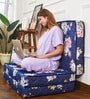 Soft Bounce Tri-Fold 4 Inch Foam (78x48) In Maroon Colour Queen Folding Mattress