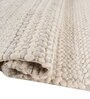 Soft Braided Rug 5X8'6 ft| Wisteria & White Carpet Dhurrie