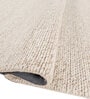 Soft Braided Rug 5X8 ft| Beige & White Carpet Dhurrie