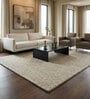 Soft Braided Rug 5X8 ft| Beige & White Carpet Dhurrie