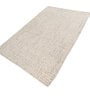 Soft Braided Rug 5X8 ft| White & Beige Carpet Dhurrie