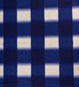 Soft Checkered Rug 5X8 ft| Dark Night Blue & White Carpet Dhurrie