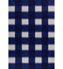 Soft Checkered Rug 5X8 ft| Dark Night Blue & White Carpet Dhurrie