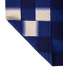 Soft Checkered Rug 5X8 ft| Dark Night Blue & White Carpet Dhurrie