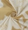 Beige Soft Cotton Breathable and Wrinkel Free Double Fitted Bedsheet with 2 Pillow Covers