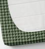 Green Soft Cotton Breathable and Wrinkel Free Double Fitted Bedsheet with 2 Pillow Covers