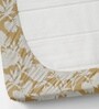 Beige Soft Cotton Breathable and Wrinkel Free Double Fitted Bedsheet with 2 Pillow Covers