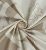 Cream Soft Cotton Breathable and Wrinkel Free Double Fitted Bedsheet with 2 Pillow Covers