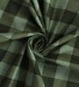 Green Soft Cotton Breathable and Wrinkel Free Double Fitted Bedsheet with 2 Pillow Covers