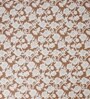 Brown Soft Cotton Breathable and Wrinkel Free Double Fitted Bedsheet with 2 Pillow Covers