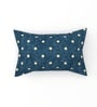 Blue Soft Cotton Breathable and Wrinkel Free Double Fitted Bedsheet with 2 Pillow Covers
