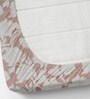 Pink Soft Cotton Breathable and Wrinkel Free Double Fitted Bedsheet with 2 Pillow Covers