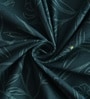 Dark Green Soft Cotton Breathable and Wrinkel Free Double Fitted Bedsheet with 2 Pillow Covers