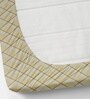 Beige Soft Cotton Breathable and Wrinkel Free Double Fitted Bedsheet with 2 Pillow Covers