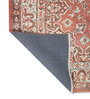 Soft Damask Rug 7'6X11 ft| Amber & Black Ink Carpet