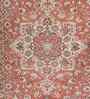 Soft Damask Rug 7'6X11 ft| Amber & Black Ink Carpet
