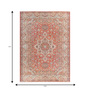 Soft Damask Rug 7'6X11 ft| Amber & Black Ink Carpet