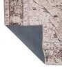 Soft Damask Rug 8X11 ft| Light Gold & Deep Ruby Carpet