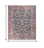 Soft Damask Rug 9'6X13 ft| Apricot Orange & Old Rose Carpet