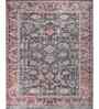 Soft Damask Rug 9'6X13 ft| Apricot Orange & Old Rose Carpet