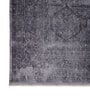 Soft Damask Rug 9'6X13 ft| Blue Haze & Steel Gray Carpet
