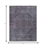 Soft Damask Rug 9'6X13 ft| Blue Haze & Steel Gray Carpet