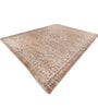 Soft Damask Rug 9'6X13 ft| Ochre & Amber Glow Carpet