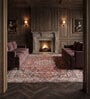 Soft Damask Rug 9X11'6 ft| Coral Essence & Old Amethyst Carpet