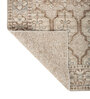 Soft Ethnic Motif Rug 5X8 ft| Natural & White Carpet Dhurrie